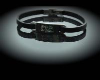 Inspirational Bracelet - Genuine Leather Customised