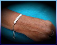 Inspirational Quote Awareness Bracelet - And Breathe...