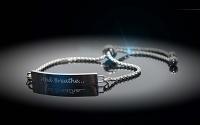 Inspirational Quote Awareness Bracelet - And Breathe...