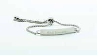 Inspirational Quote Awareness Bracelet - And Breathe...