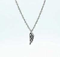 Angel Wing Stainless Steel Pendant Necklace