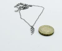 Angel Wing Stainless Steel Pendant Necklace