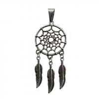 Dream Catcher Pendant Necklace - Stainless Steel