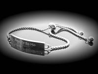 Inspirational  Quote Bracelet - Free To Be Me