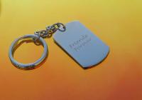 Friends Forever Keychain / Bag Clip - Stainless Steel