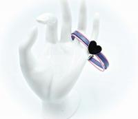 Heart Bracelet Grape & Pink Lemonade