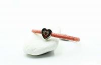 Heart On Heart Cork Leather Custom Bracelet