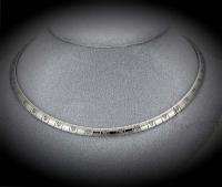 Heart Design Stainless Steel Choker Necklace