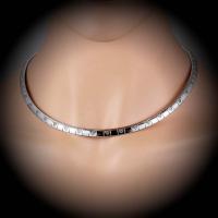 Heart Design Stainless Steel Choker Necklace