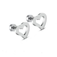 Heart Earrings in Stainless Steel