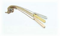 This too Shall Pass Ingot Bar message Necklace
