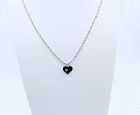 Love Heart Pendant - 2 Hearts Beat As 1