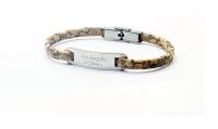 Inspirational Message Bracelet - Cork Leather - Vegan & Eco Friendly