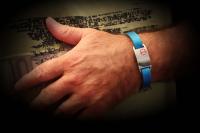 Medical Alert Vibrant Genuine Leather Bracelets - Customisable.