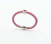 Pink Stingray Heart Of Steel Bracelet