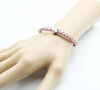 Pink & Blue Heart Bracelet