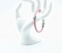 Pink & Blue Heart Bracelet