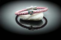 Pink & Blue Heart Bracelet