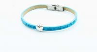 Christian Quote Mantra Leather Bracelet