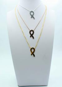 Cancer Awareness Necklace Stainless Steel