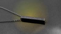 Ingot Bar Special Friend Necklace 