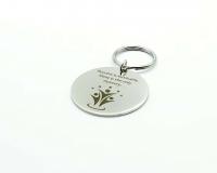 Keychain - Success Inspirational Keyring in Stainless Steel