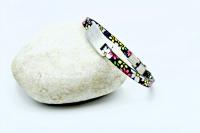 Inspirational Bracelet - Summer Flower Leather & Steel Customised.