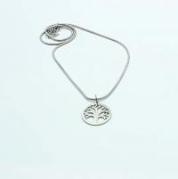 Tree Of Life Filigree Stainless Steel Pendant