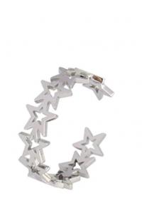 Star Design Ring Adjustable In Stainless Steel