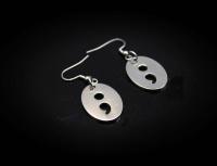 Semi Colon Open Design Earrings