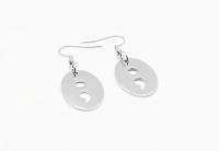 Semi Colon Open Design Earrings