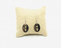 Semi Colon Open Design Earrings