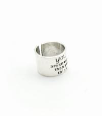 You Are Stronger Than You Think- Adjustable Ring