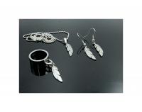 Feather Jewellery Combination Set