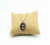 Semi Colon Open Design Necklace