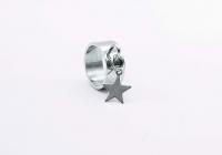 Star Dangle Ring Stainless Steel