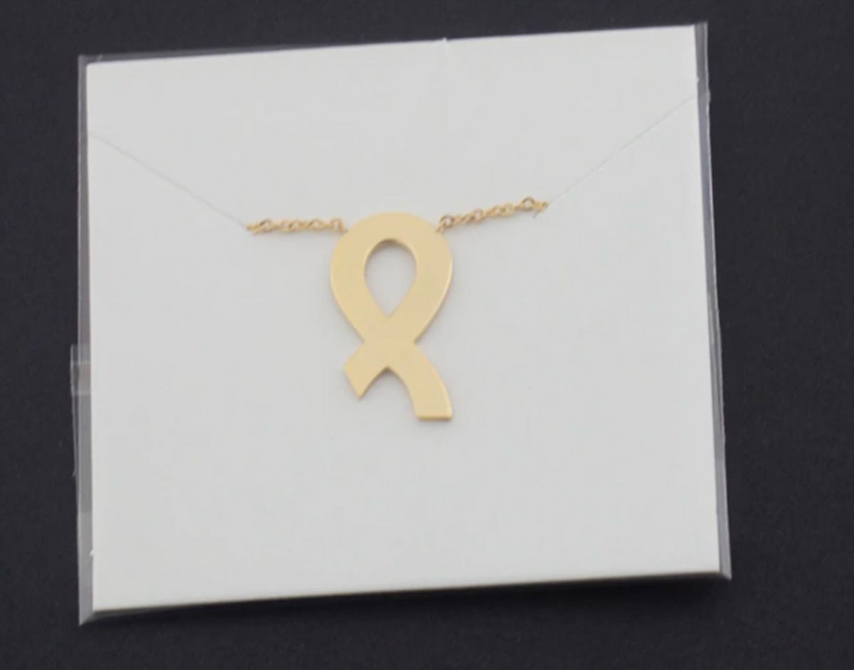 Cancer Awareness Necklace Stainless Steel