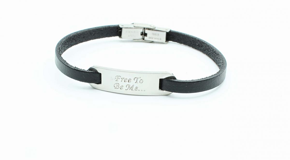 Inspirational Bracelet - Genuine Leather Customised