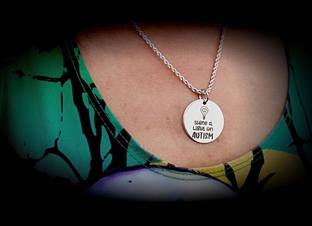 Autism Awareness (ASD) Mantra Necklace