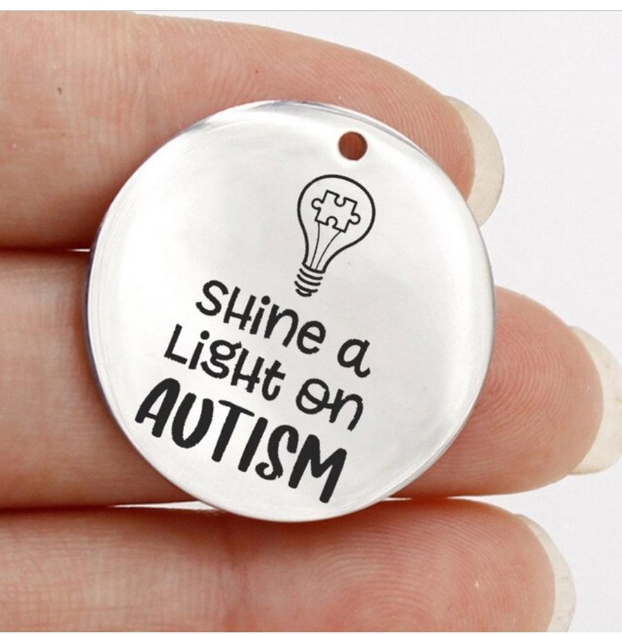 Autism Awareness (ASD) Mantra Necklace