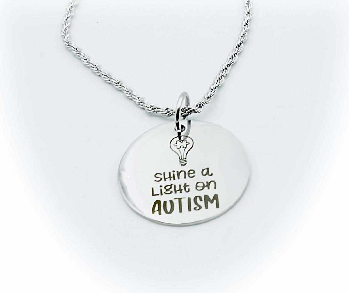 Autism Awareness (ASD) Mantra Necklace