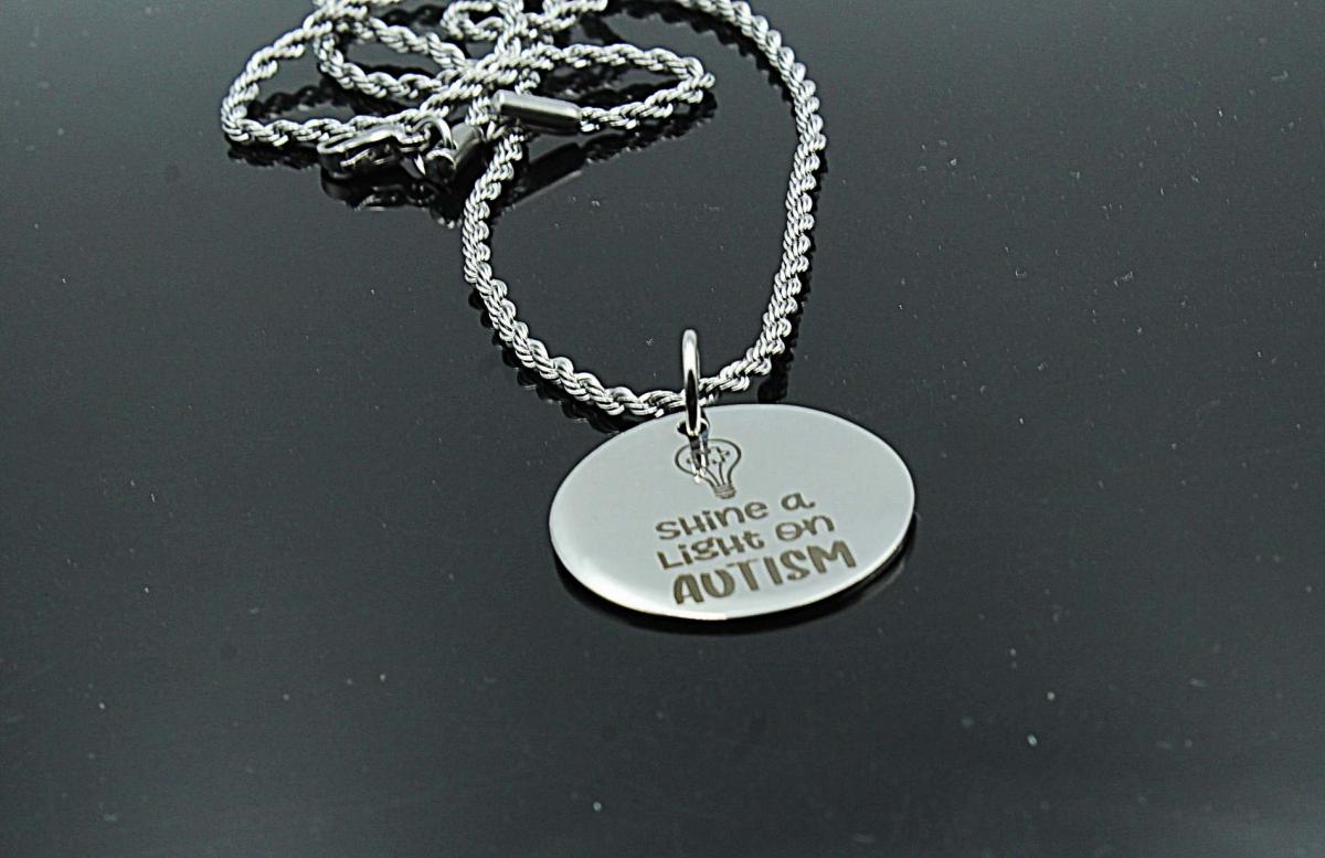 Autism Awareness (ASD) Mantra Necklace