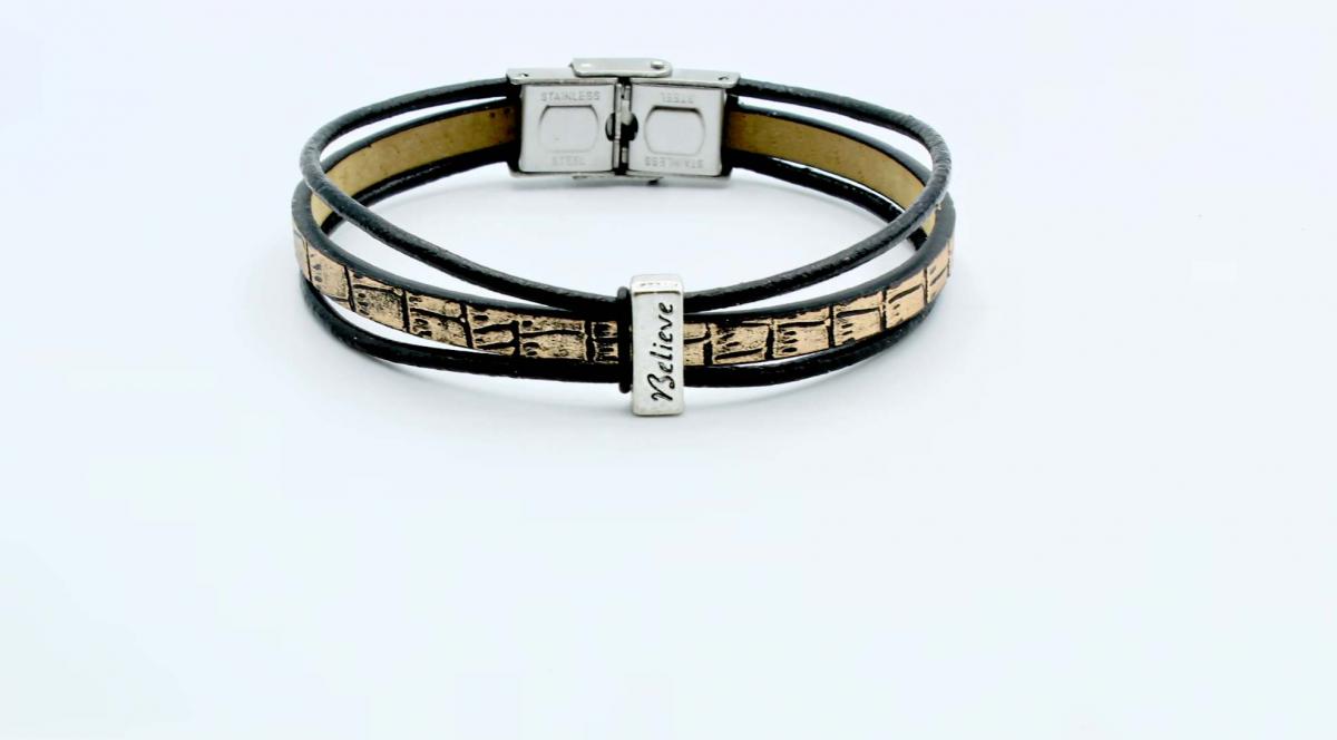 Believe Inspirational Mantra Bracelet