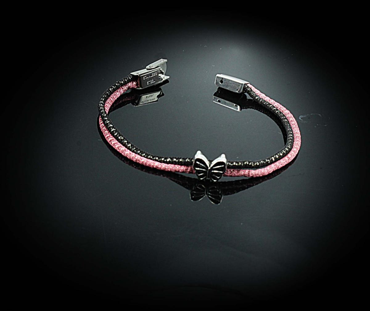 Butterfly Double layer Mesh Chain Bracelet