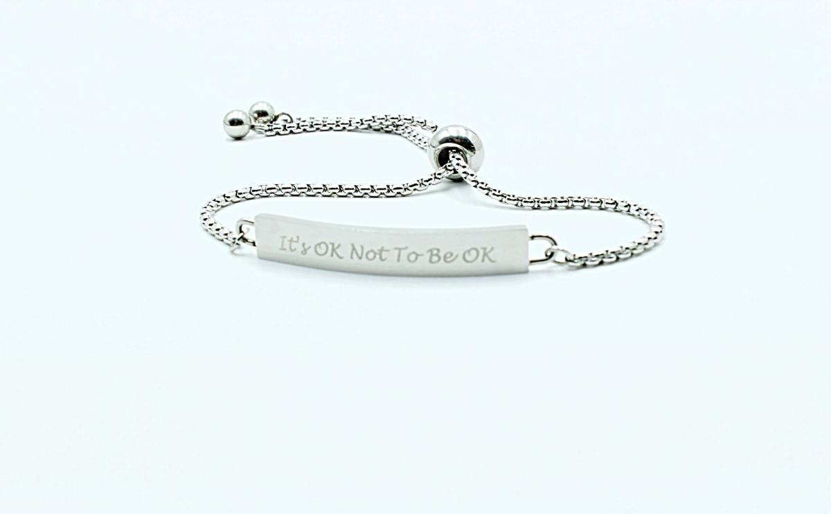 Inspirational Mantra Bracelet - Its OK Not To Be OK