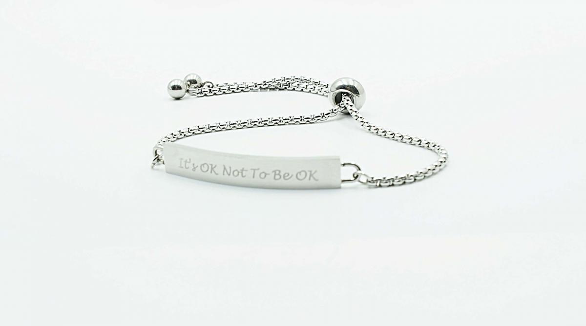 Inspirational Mantra Bracelet - Its OK Not To Be OK