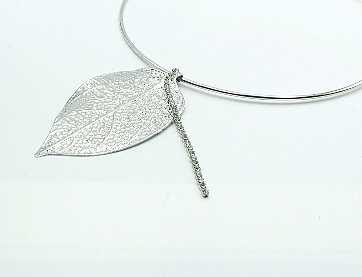 Large Leaf Metal Torque Choker