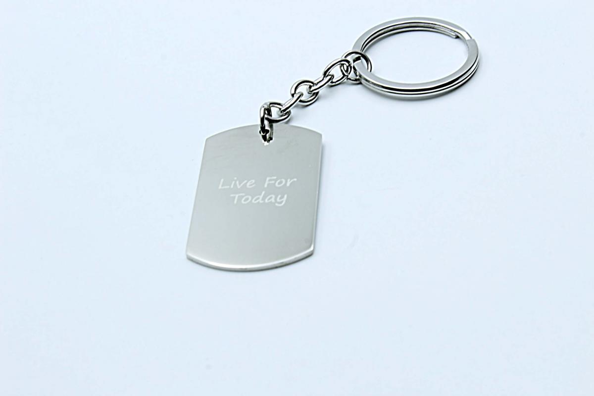 Live For Today Keychain /Bag Clip