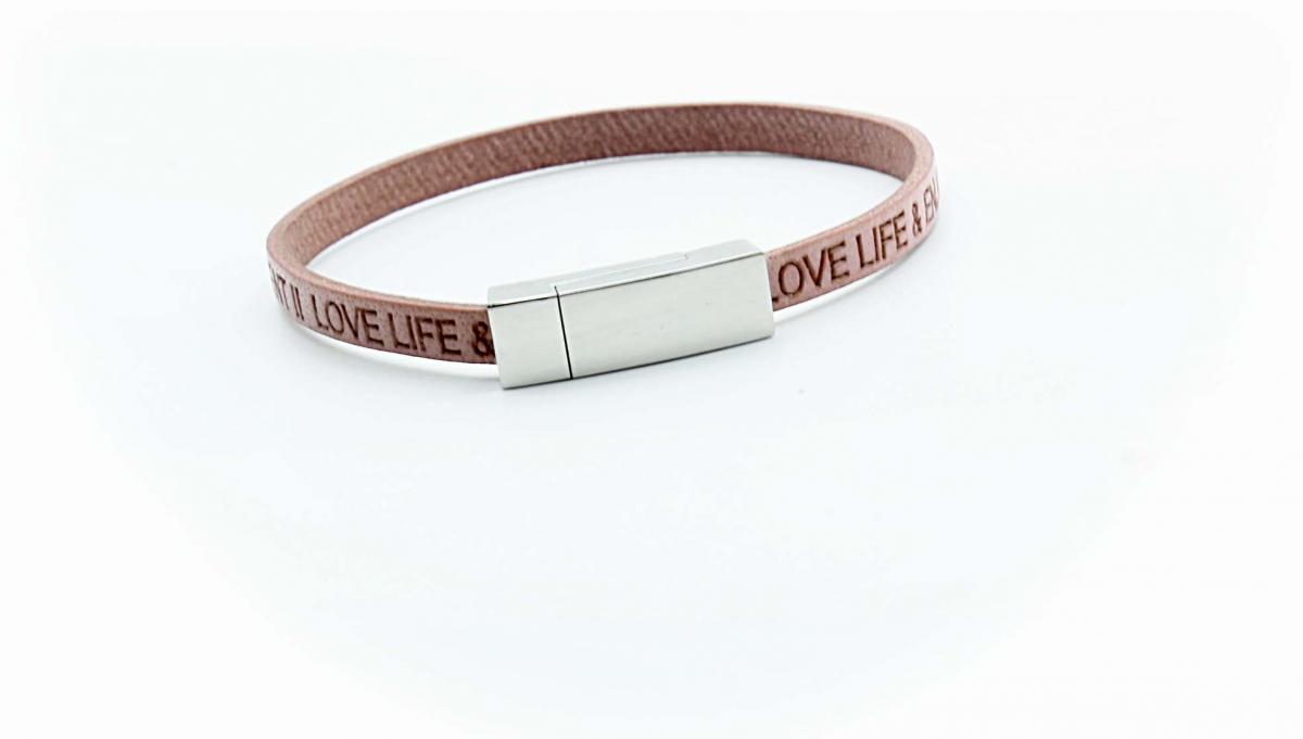 Love Life & Enjoy Every Moment Mantra Bracelet