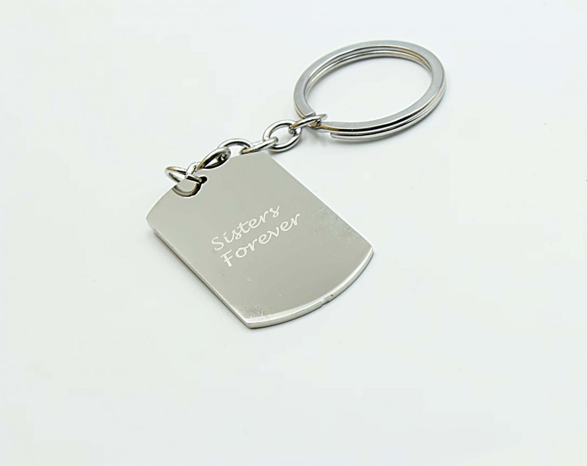 Sisters Forever Keychain /Bag Clip